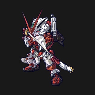 Astray Red Frame Deform T-Shirt