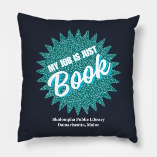 Just Book - Blue Pillow