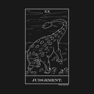 Judgement Dinosaur Ankylosaurus Tarot T-Shirt