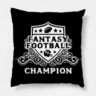 Fantasy Football Champion Shield Pillow