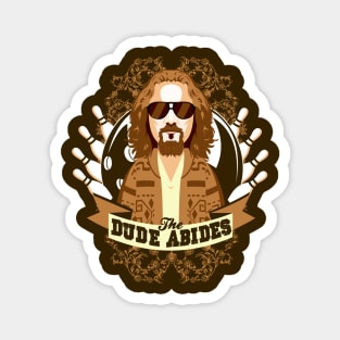 The Dude Abides Magnet