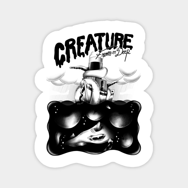 Creature from the Deep Magnet by Hollow Heads Studios