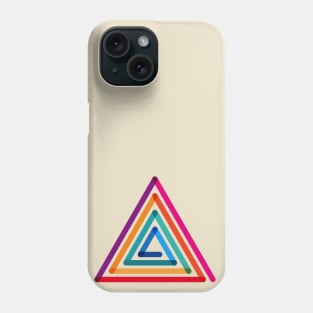 colorfull triangles Phone Case