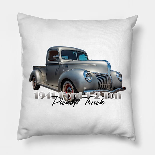 1941 Ford 1/2 Ton Pickup Truck Pillow by Gestalt Imagery