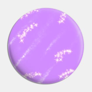 Purple pink watercolor sparkle art Pin