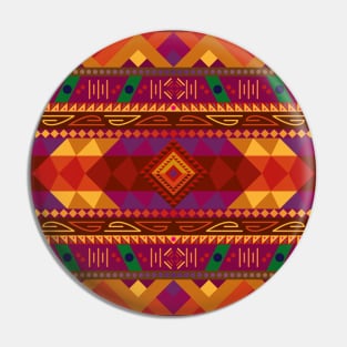 Native American Warm Pattern Design Pin