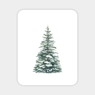 Winter tree painting Magnet