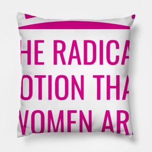 Feminism The Radical Notion Pillow