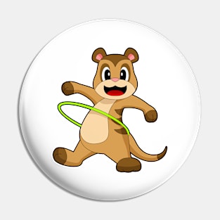 Meerkat Fitness Gymnastics Sports Pin