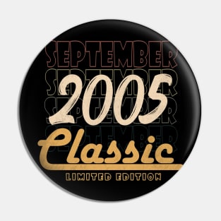 september 2005 birthday Pin