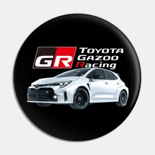 GR Corolla HOT HATCH Circuit Edition JDM White Pin