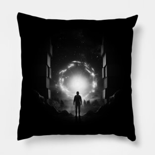 Warp portal Pillow