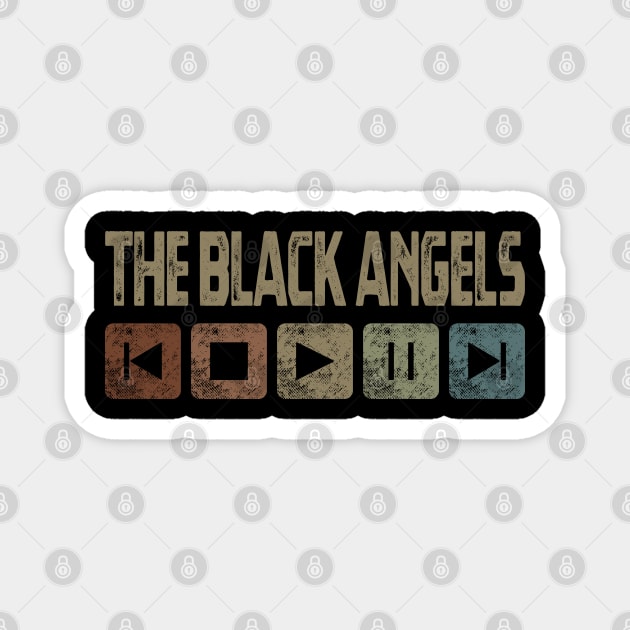 The Black Angels Control Button Magnet by besomethingelse