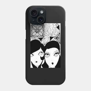 OP ART DESIGN MOD GIRLS ADVERT SIGN,,House of Harlequin Phone Case