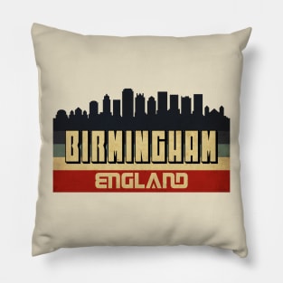 Birmingham City Skyline Pillow