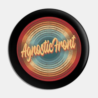 Agnostic Front Vintage Circle Pin