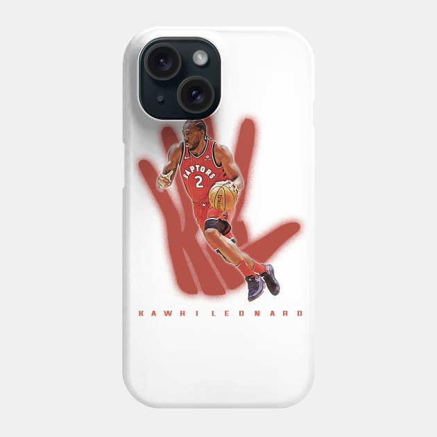 Kawhi Leonard Phone Case by edbertguinto