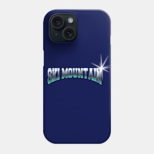 Ski mountain winter apparel Phone Case