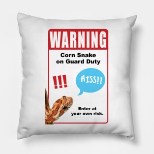 Corn Snake on Duty Pillow