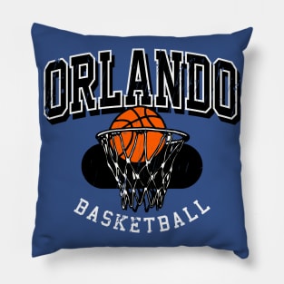 Vintage Orlando Basketball Pillow