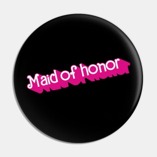 Maid of Honor Barbie logo Pin