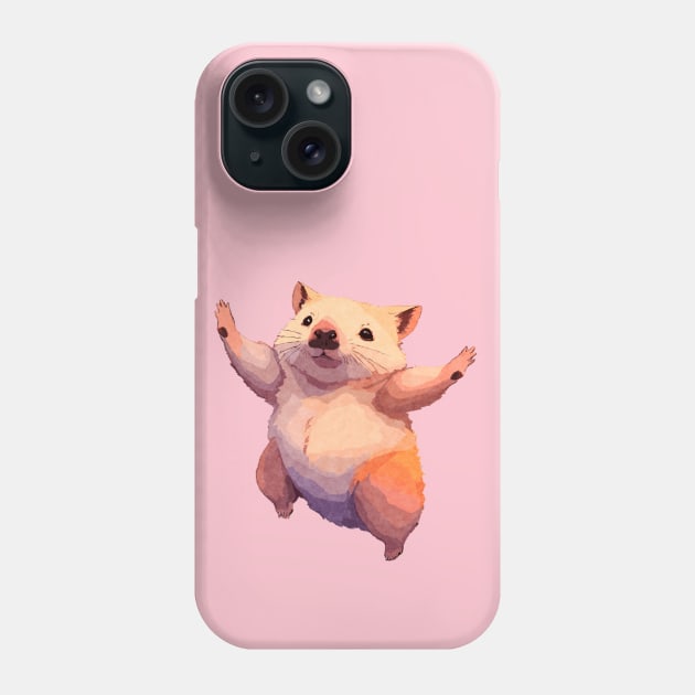 DANCING WOMBAT Phone Case by Off the Page