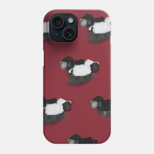 A field of Sheep Phone Case