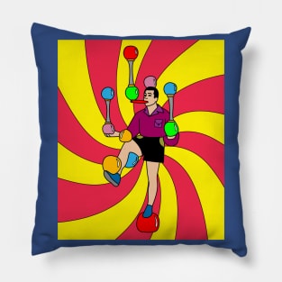 Juggler Juggling Circus Performers Pillow