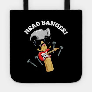 Head Banger Funny Music Puns Tote