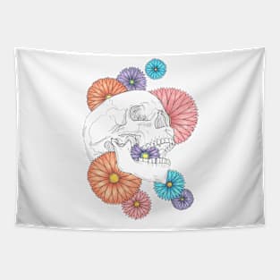 Spring skull Tapestry