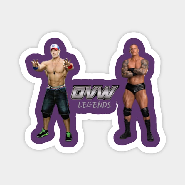 Legends of OVW Series Magnet by The Store Name is Available