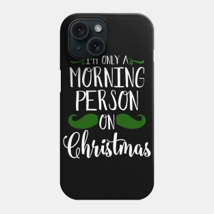 christmas morning Phone Case