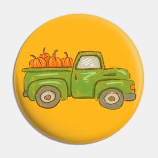 Pumpkin Truck Pin