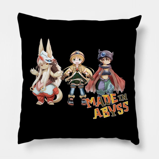 Chibi Anime Made In Abyss Pillow by ShariLambert