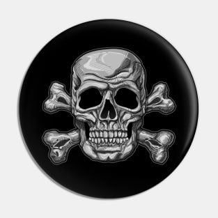 skull and crossbones Pin