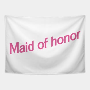 Maid of Honor Barbie logo Tapestry