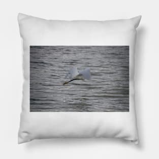Flying Egret Pillow