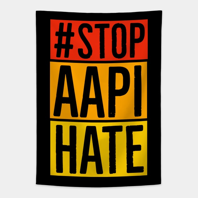 Stop AAPI Hate Tapestry by Suzhi Q