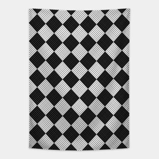 Angled Checkerboard Quilt Pattern no. 1 Tapestry