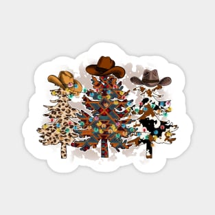 cowboy Christmas Magnet