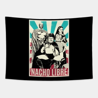 Vintage Retro Nacho Libre Tapestry