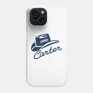 Retro Cowboy Carter Navy Phone Case