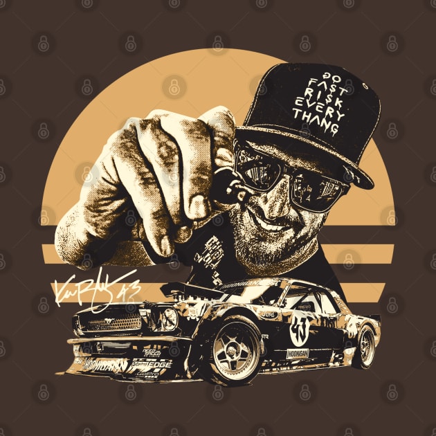 Ken Block brown by Bingung Mikir Nama Design