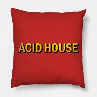 ACID HOUSE YELLOW Pillow