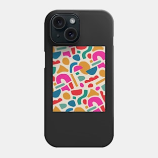 Abstract pattern 80s style Phone Case