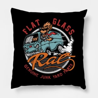 Flat Glass Rat Pillow