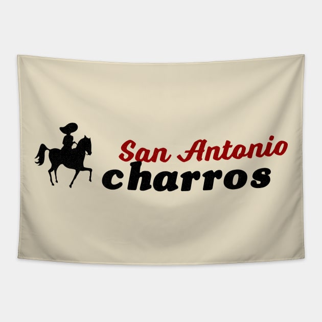 Defunct San Antonio Charros AFA Football 1977 Tapestry by LocalZonly