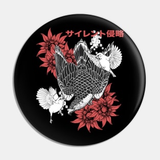 Birds of Prey falcon illustration Pin