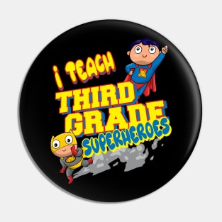 Teacher design, I teach third grade superheroes Pin