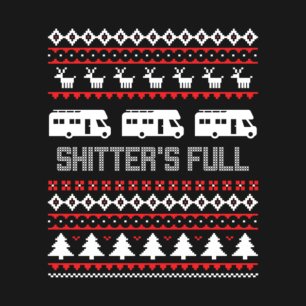 Cousin Eddie Shitter's Full Christmas Sweater by Super Secret Villain